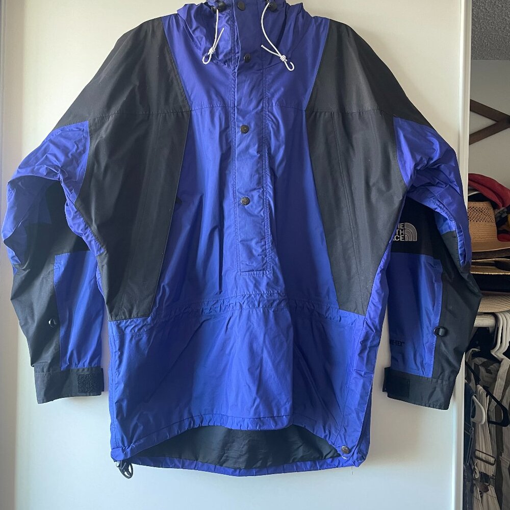 Gore-Tex North Face Anorak Blue/Purple Jacket - XL